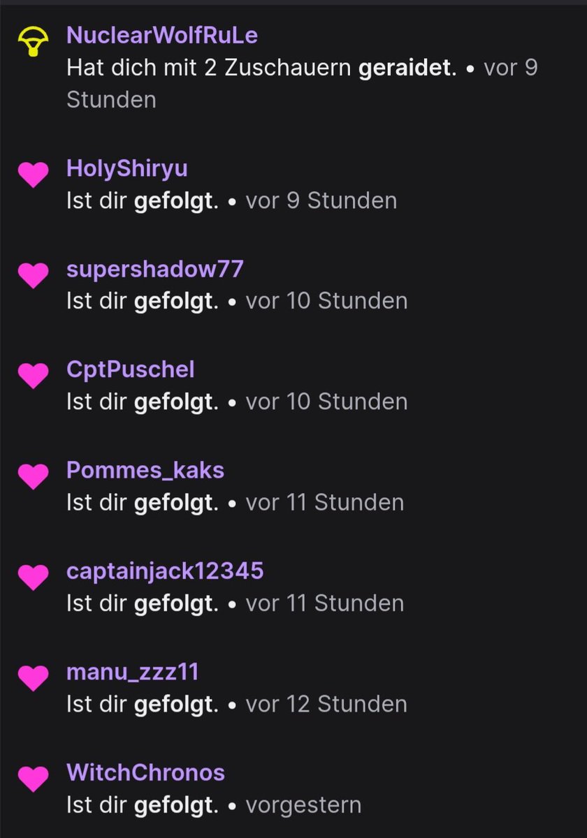 Der Strem gestern war echt ein Erlebnis für sich. Es hatt so fiel spaß gemacht das ich traurig bin das es erstmsl vorbei ist bis es in 2 wochen weiter geht. 🫨
Es hatt mich echt gefreut mit euch zu streamen <a href="/neko_tigress/">Neko_Tigress🐯 | 🐯- Vtuber</a>, <a href="/skyfoxi_/">skyfoxi_Vtuber</a> und <a href="/YukoNoYu_VT/">YukoNoYu</a> fürs einspringen.🥰
Da die