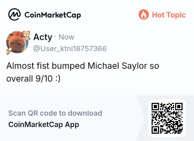 Acty Replied to the topic: Binance Blockchain Week 2025 is back bigger and bolder with top voices, big insights and surprises. What is your top BBW highlight?
What's your top BBW highlight? Binance Blockchain Week is LIVE 👇
<a href="/CoinMarkCap/">CoinMarkCap</a> 🚀 coinmarketcap.com/community/topi…