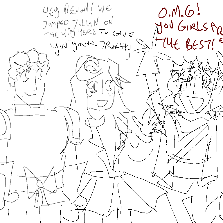 arcaneodysseyED's tweet photo. Revon and friends  (half  a request) #arcaneodyssey #neviro #iris #revon #ao #horriblearcaneodysseyart https://t.co/P8HonxWvko