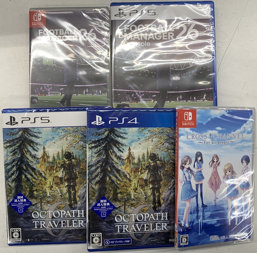 🎮ゲーム売場より🎮 □新作ゲーム入荷のおしらせ□ 大変お待たせいた