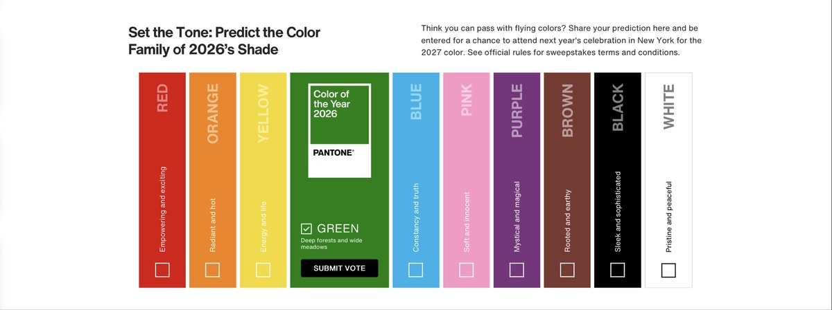 Nao_9615's tweet image. GreenにVote
(6時間後に発表)

#ColoroftheYear