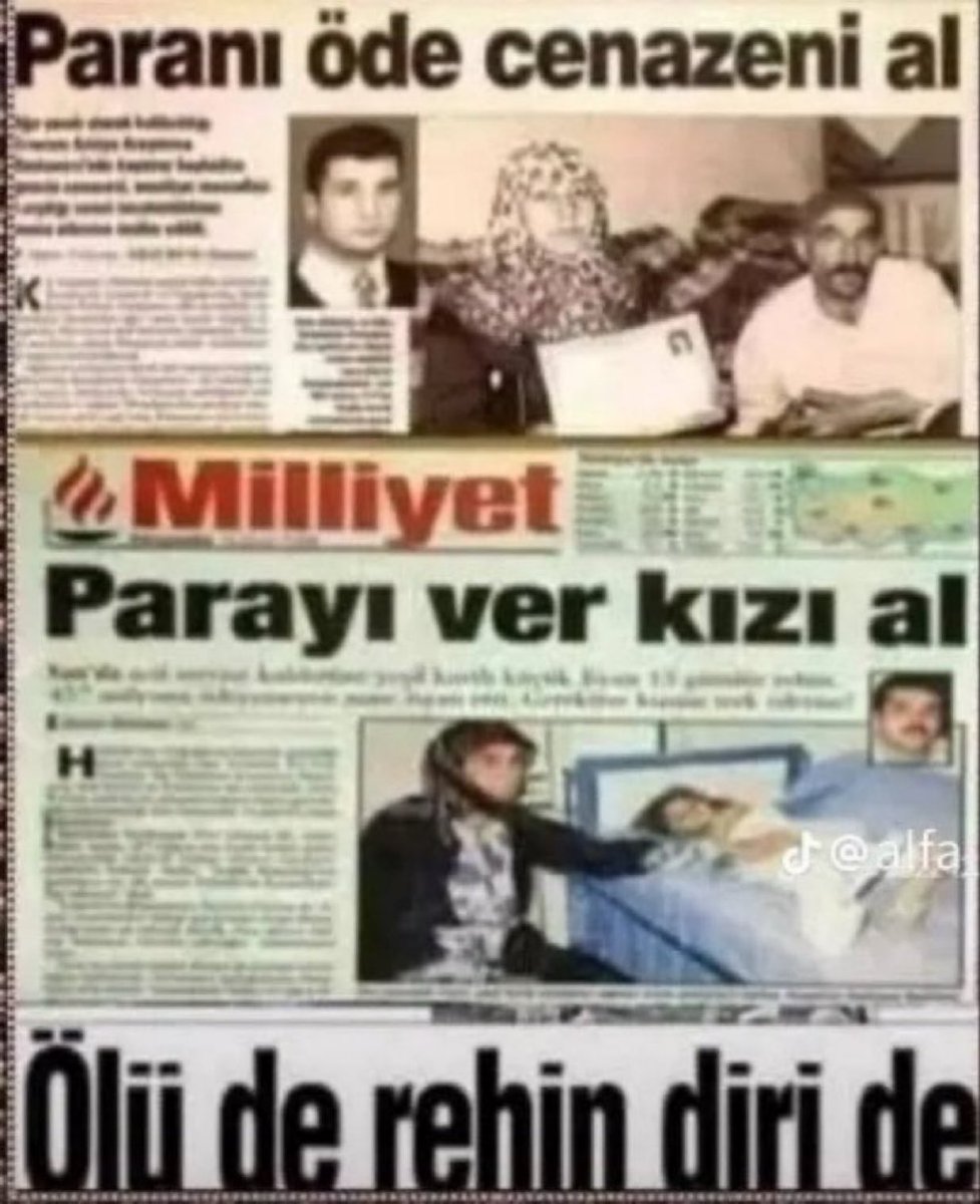40 yaş üstü eski Türkiye’yi iyi bilir. Ölümüzde dirimizde yeni doğan çocuğunuzda hastanelerde rehin alınıyordu.

Recep Tayyip Erdoğan Devleti ve Milleti bu utançtan kurtardı.
<a href="/RTErdogan/">Recep Tayyip Erdoğan</a> 
<a href="/drmemisoglu/">Prof. Dr. Kemal Memişoğlu</a>