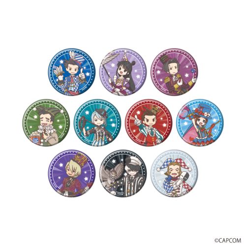 ☆新着☆ 【逆転裁判】 缶バッジ (グラフアート イラスト) BOX