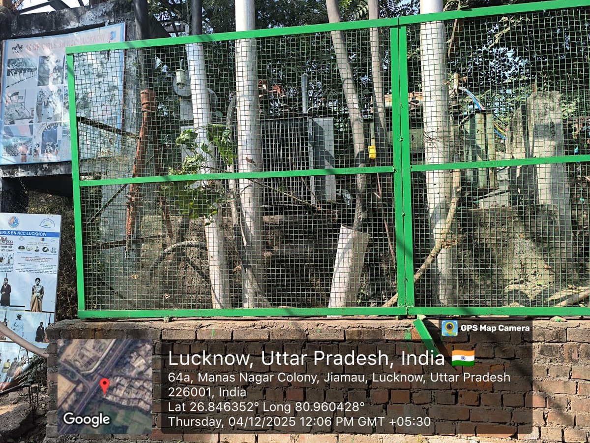 आज दिनांक 04/12/2025 को राजभवन उपकेंद्र क्षेत्र में निर्वाध विद्युत आपूर्ति हेतु जियामऊ में अनुरक्षण का कार्य कराया गया ।
<a href="/UPPCLLKO/">UPPCL</a> <a href="/mduppcl/">MDUPPCL</a> <a href="/Mvvnlcisgomti2/">CE Lesa Central Zone</a> <a href="/MVVNLHQ/">Madhyanchal Vidyut Vitran Nigam Limited</a> <a href="/Eudc1cisgomti/">SE Ram Prakash Kain (EUDC-RAJBHAWAN)</a>
