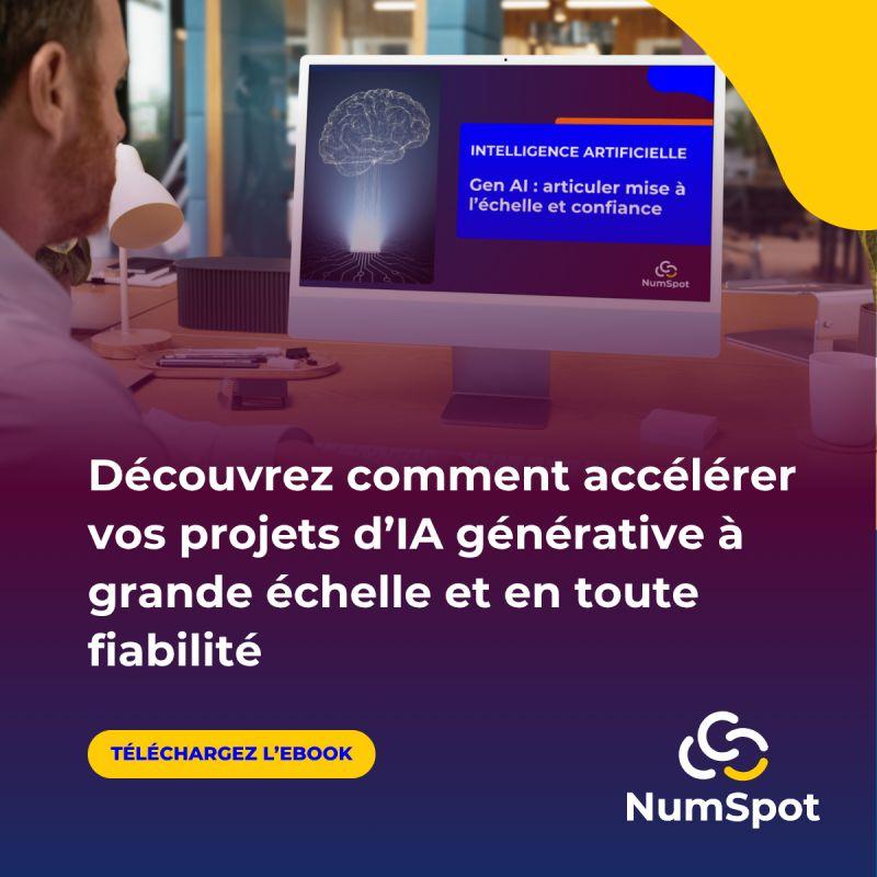 [Nouvel Ebook NumSpot ] 🚀 Le guide complet pour maîtriser l'IA Générative de l'expérimentation à l'industrialisation !
Téléchargez gratuitement votre guide exclusif et sécurisez la transformation de votre entreprise ! 👇

ow.ly/nxtp30sRjcS