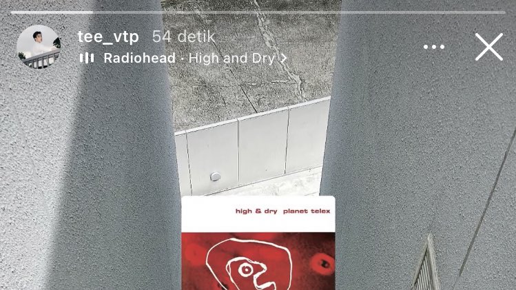 teevithe's tweet image. radiohead… lagi… curiga dewtee spoify blend berdua