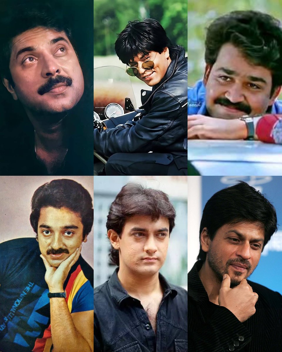 Cinemalove83886's tweet image. Great Actors &amp;amp; Great LEGENDS &amp;amp; Great SUPERSTARS in indian CINEMA of all time ❤️🐐🔥

#Mammootty 
#Mohanlal 
#Shahrukhkhan 
#KamalHassan 
#Aamirkhan