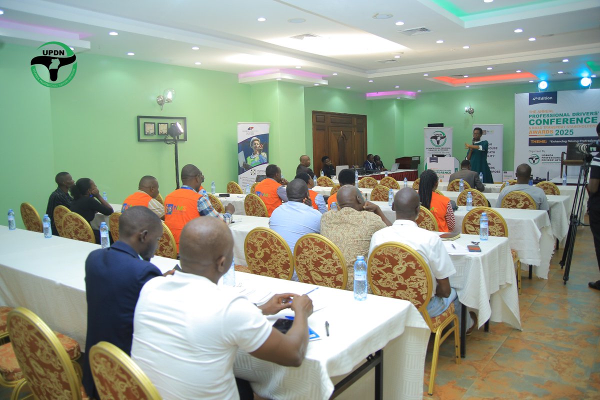 RobertBrianOkot's tweet photo. Day 2 of the Annual Professional Drivers’ Conference and Road Transport Stakeholders’ Awards 2025 is underway at Imperial Royale Hotel, Kampala.
Driving professionalism forward through innovation, collaboration, and a safer transport future.
#DriversConferenceUG #DriversConference2025