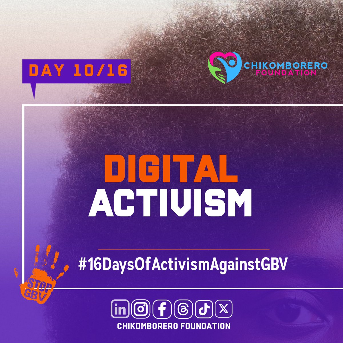 chikomborero_f's tweet photo. Day 10 | 16 Days of Activism Against GBV with Chikomborero Foundation

In a world where so much happens online, digital platforms have become powerful tools to raise awareness , support survivors and call out abuse. 
#16DaysOfActivism https://t.co/LSlkcnoqGG