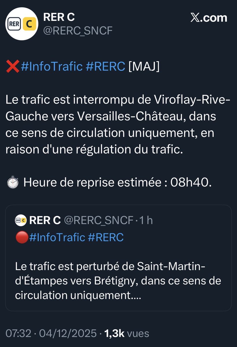 STOP GALÈRE : Transports IDF tweet media