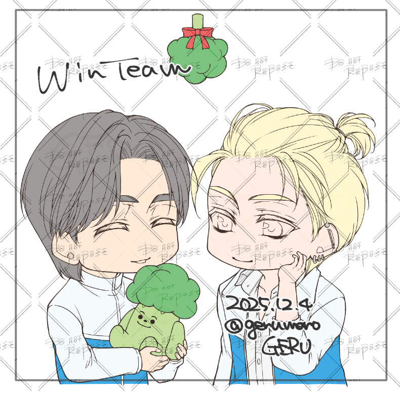 gerumaro's tweet image. WinTeam久しぶりに描いた✒️✨
描くためにドラマ少しだけ見返してたｗ