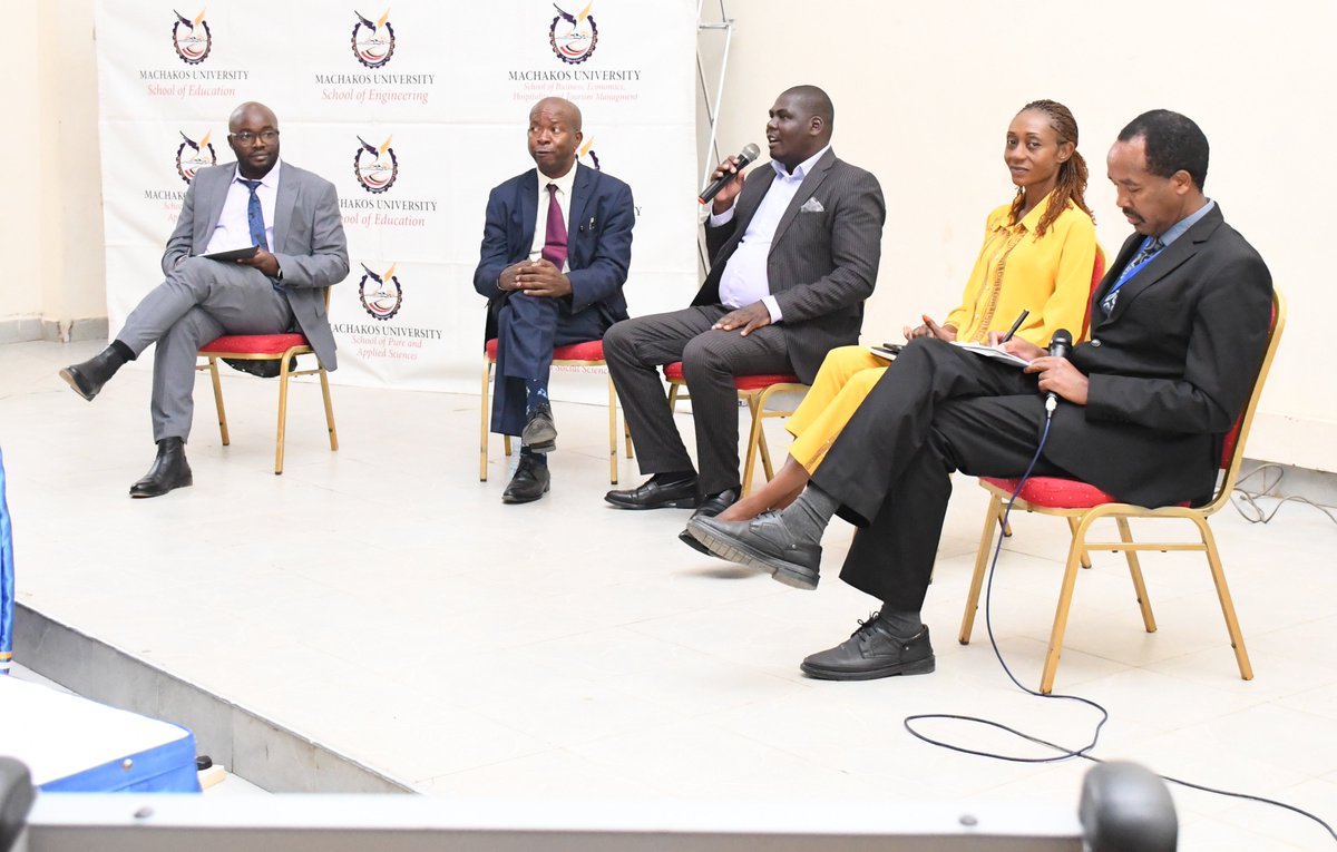 mksu_official's tweet photo. Machakos University Delivers 10th Public Lecture on the Role of Artificial Intelligence in Shaping Higher Education.
Delivered by Prof. Felix Musau, the lecture explored the profound impact of AI on teaching, learning, research, and institutional competitiveness. https://t.co/nlERJzCnrY