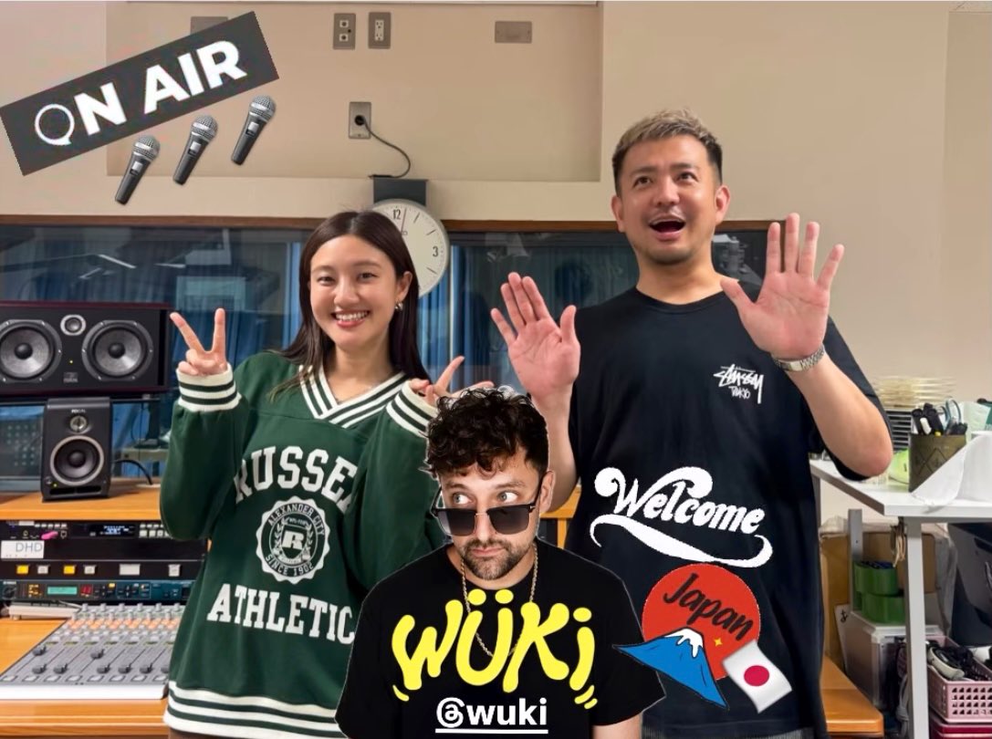 この後19:30からOA🎤⚡️
<a href="/MoeClubMusic/">LuckyもえClubMusic</a> 

今夜は明日から始まる #WUKI 来日公演を祝して <a href="/Wuki/">wuki 🌞</a> 祭り開催🙌🇯🇵
彼の魅力についての解説 &amp; WUKIメドレーでDJ MIXしております🔥

お楽しみに👋

radiko.jp/share/?t=20251…
#らきもえ