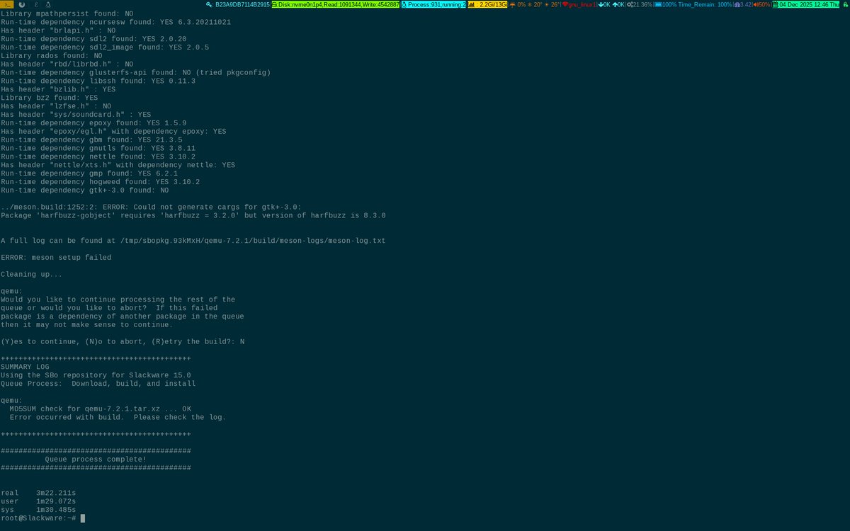 unixbhaskar's tweet image. Nope, I am not in the mood to fix the damn thing locally :(

#linuxadmin #slackware #opensource #operatingsystem