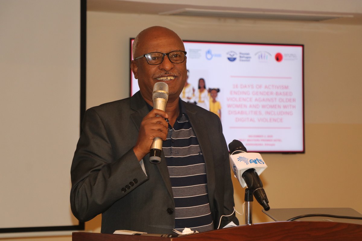 HelpAgeEthiopia's tweet photo. #Older women and women with disabilities face GBV, often from close family. Protection must be accessible online and offline. We need age and disability disaggregated data to end invisibility and save lives. #16DaysOfActivism #EndGBV #LeaveNoOneBehind #InclusionMatters https://t.co/k7CKvJoANj