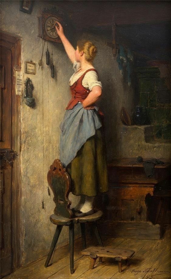 Hugo Kauffmann 🎨
 “Saati Ayarlayan Kadın”

Yani ben yani biz yani hepimiz….