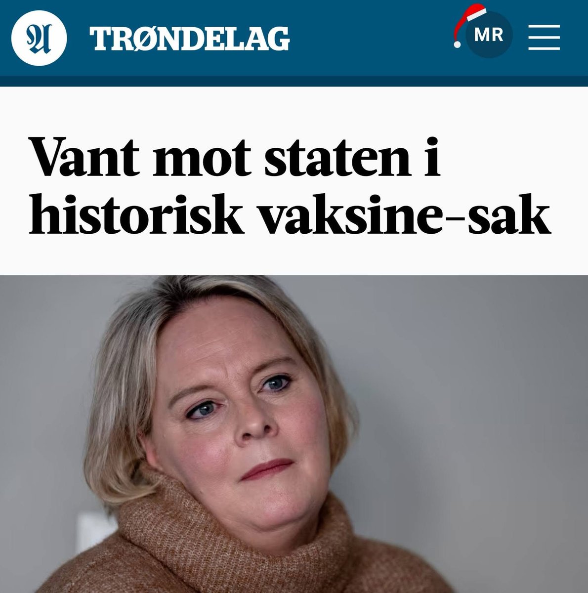 🚨breaking news🚨

Norjassa nainen on voittanut valtion historiallisessa koronapiikki casessa sairastuttuaan kahden Pfizer piikin jälkeen vakavasti.

Tämä on tärkeä voitto!