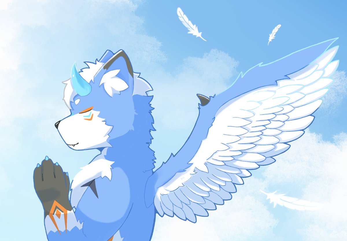 희망의 날개 🪽
希望の翼

🐺: @ fursuit_Eru