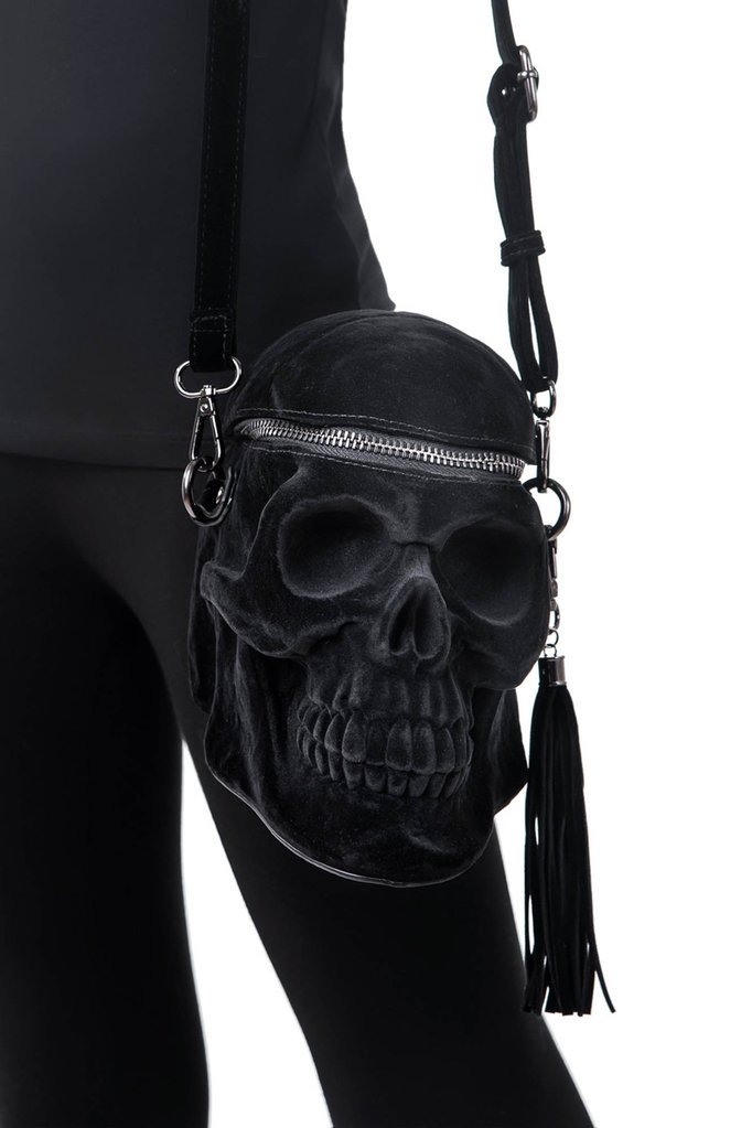 GRAVE DIGGER SKULL HANDBAG /バッグ【KILL STAR】 人気の頭蓋骨バッグ
