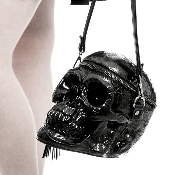 GRAVE DIGGER SKULL HANDBAG /バッグ【KILL STAR】 人気の頭蓋骨バッグ
