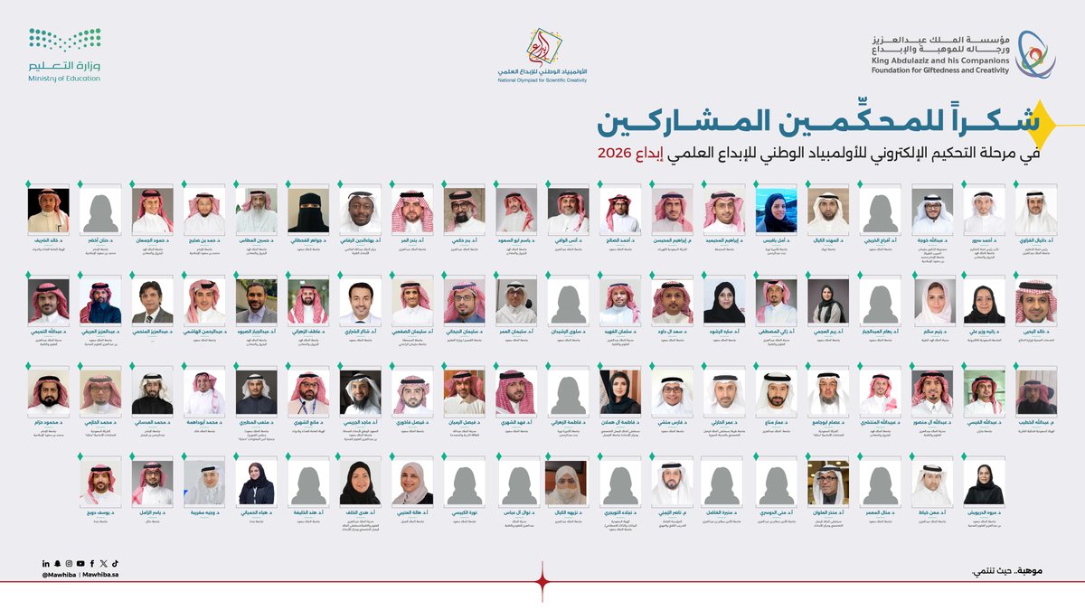 مؤسسة الملك عبدالعزيز ورجاله للموهبة والإبداع tweet media