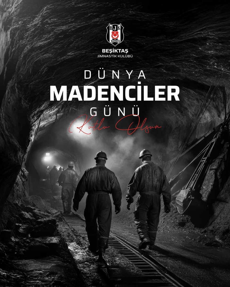 Emeğin ve alın terinin simgesi madencilerimizin Dünya Madenciler Günü’nü kutlarız. 

#4AralıkDünyaMadencilerGünü