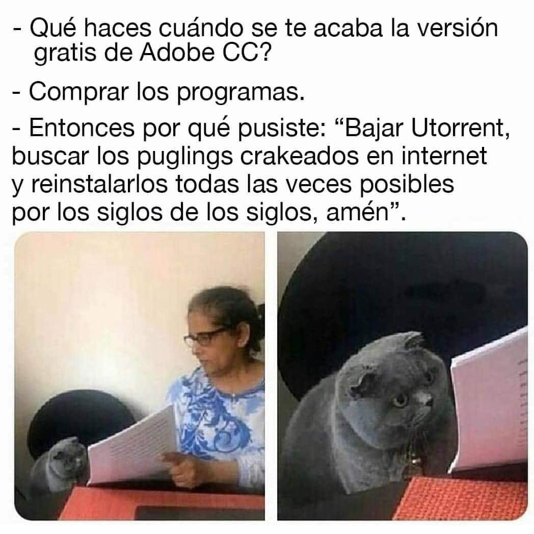 GTechDesignNet's tweet image. 😸😹
Que no te pase! 🙀 Descarga y prueba gratis por un mes Photoshop, Illustrator, InDesign, After Effects y todos los programas de Adobe CC con GRAN DESCUENTO AQUÍ ➡️ shorturl.at/2j4rY