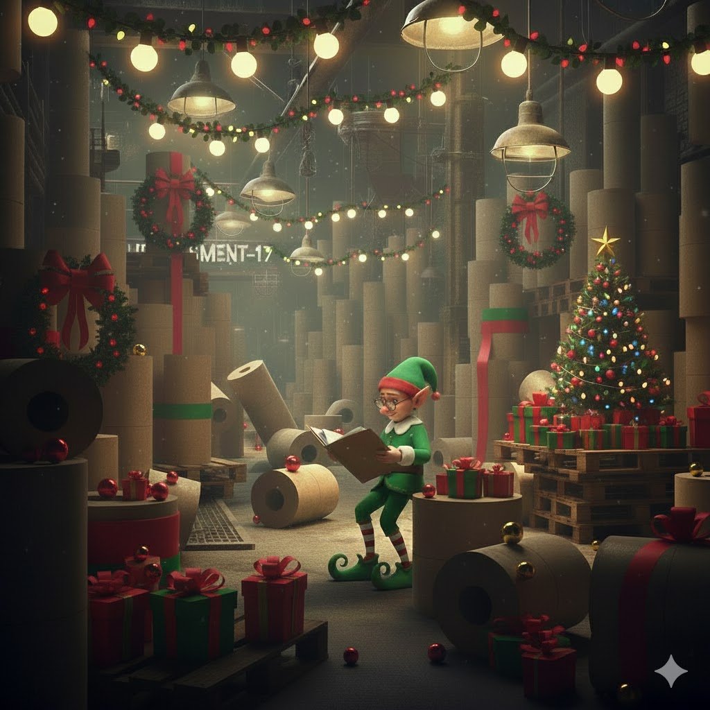 encse's tweet image. #adventofcode 2025/04 - Printing Department - aoc.csokavar.hu