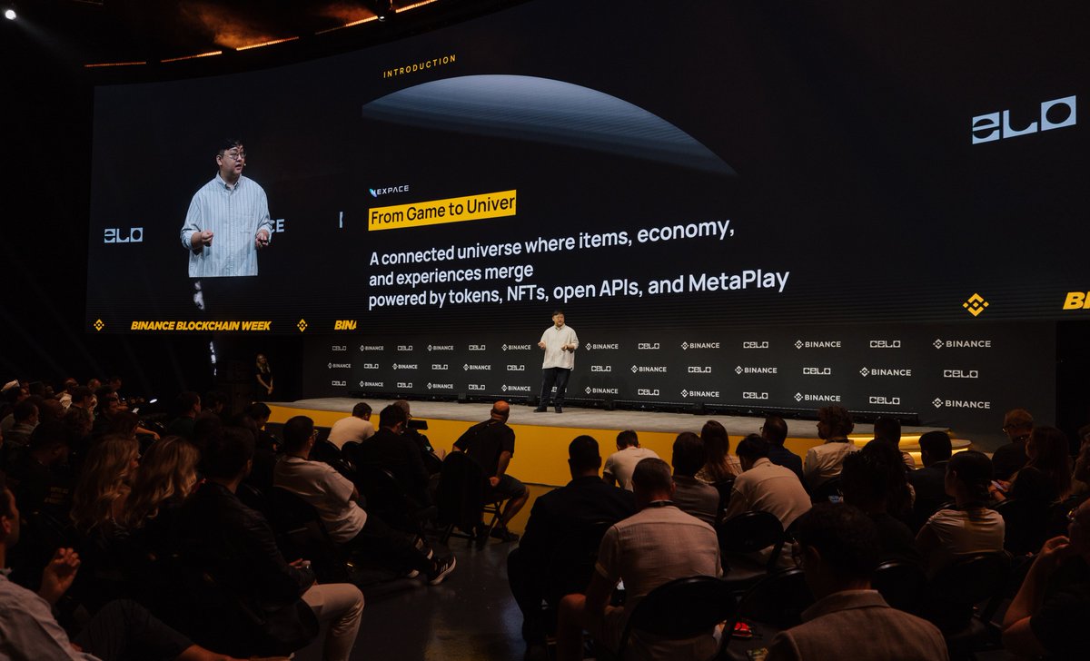 binance's tweet image. A look at how Nexpace is building seamless digital infrastructure designed to power the interoperable ecosystems of tomorrow.

“Games have to be community-led, built on open APIs and by global developers.” - Keith Kim, COO of NEXPACE on building the future of blockchain gaming