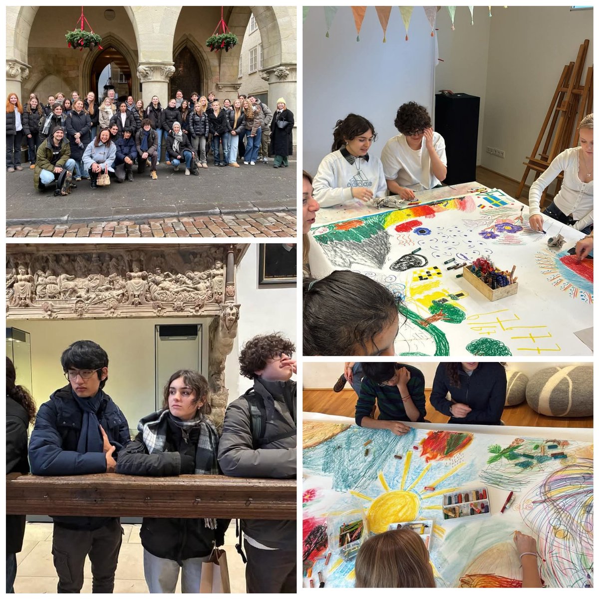 Ayer nuestros estudiantes Erasmus de 4° visitaron la ciudad de Münster. #ErasmusPlus <a href="/sepiegob/">SEPIE</a>