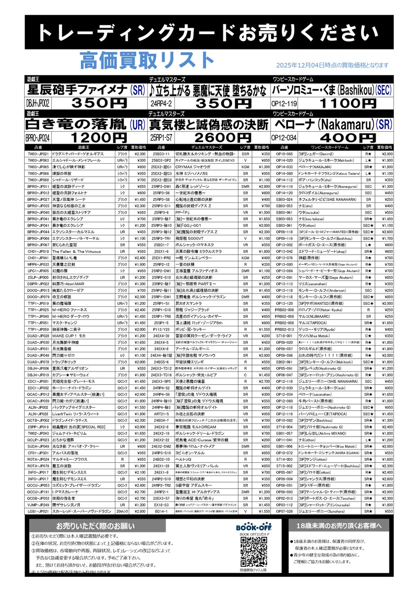 💁‍♂️デュエルマスターズ 高価買取情報】 🔥[秘]魔誕の封殺ディアス