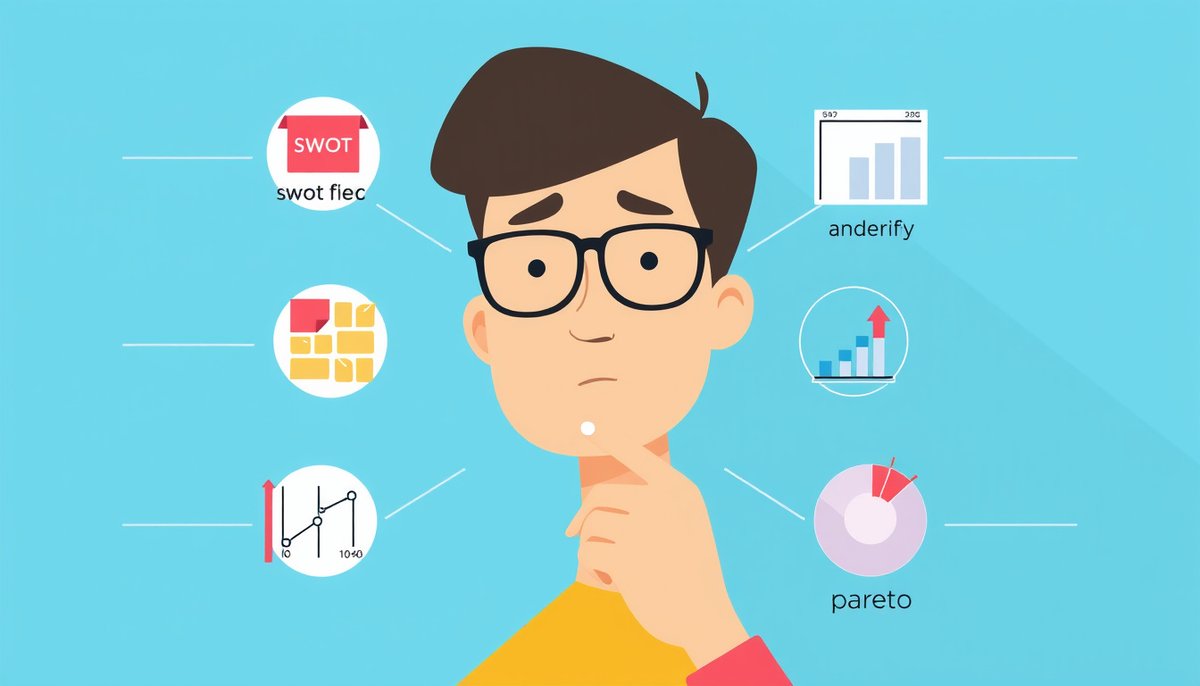 decodingmark's tweet image. 🤔 Struggling with tough decisions? Check out these top decision-making frameworks! 🧠✨

1️⃣ SWOT Analysis  
2️⃣ Decision Matrix  
3️⃣ Cost-Benefit Analysis  
4️⃣ Pareto Analysis  

Which one do you find most effective? Share your thoughts! #DecisionMaking #Leadership