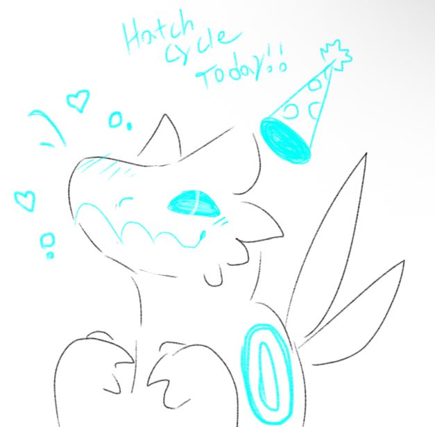 CyanLizardRW's tweet image. It’s my hatchcycle today &amp;lt;3

Just wanna say that I love y’all ^^