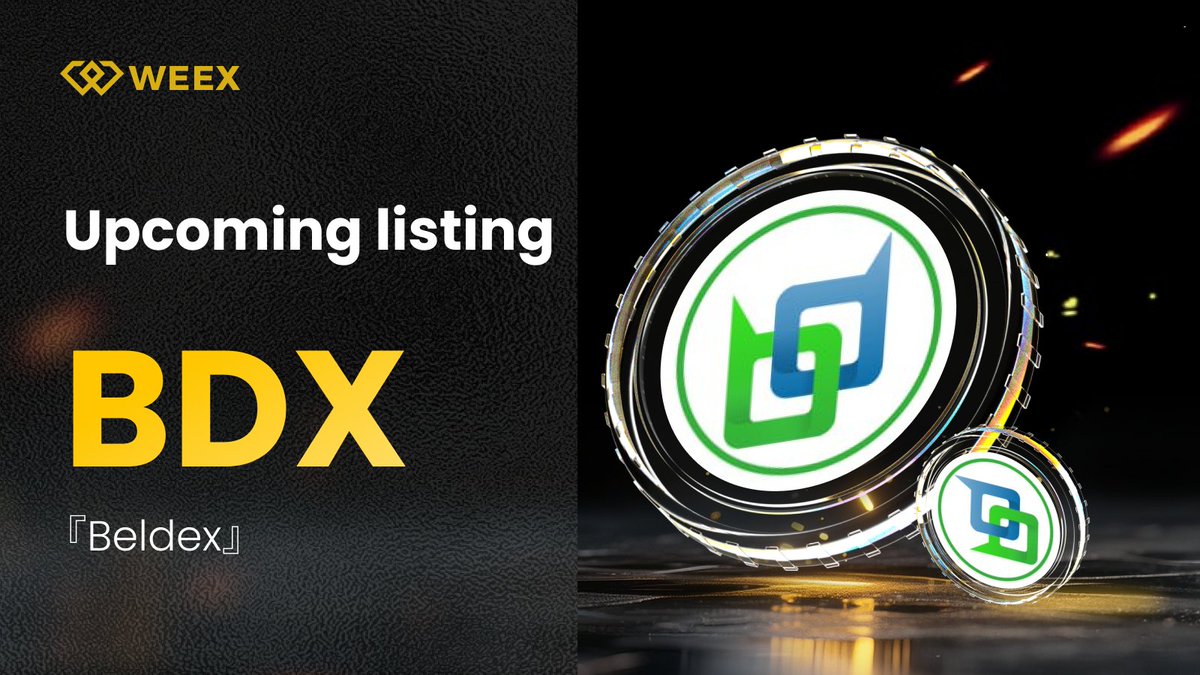 WEEX_Official's tweet photo. New Listing Alert on #WEEX🔔
We're excited to announce the spot listing of $BDX (Beldex) @Beldexcoin on WEEX!

🔹Listing Time: TBD
🔹Register Instantly Here: https://t.co/sRJ29EoQAW
🔹Read More Details: https://t.co/58a4uJevt7 https://t.co/ZL7Ma8P47E