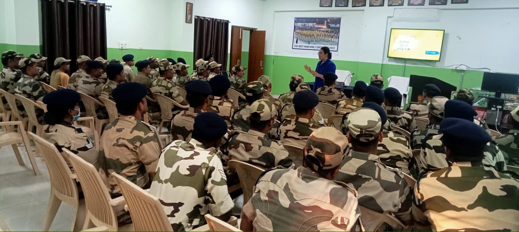 CISFSouth's tweet photo. Project MANN aims to provide crucial counseling support for CISF personnel, prioritizing their mental well-being.
A strong mind is essential for a strong force!
Let's break the stigma and promote mental health together.
#CISF #ProjectMANN #MentalWellbeing @CISFHQrs https://t.co/SpL1ciiBoN