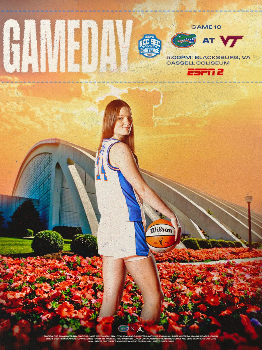 ACC/SEC challenge tonight 👀

@ Virginia Tech
@ 5:00 pm EST
📍 Blacksburg, VA
📺 ESPN 2
🎟️ bit.ly/4pbUJ7P