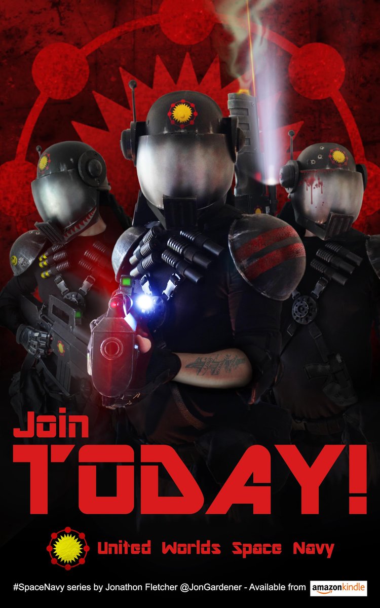 Strap on your armour &amp; join the toughest trooper in the #SpaceNavy fleet.

Board the starship Might of Fortitude &amp; battle pirates, cyborgs &amp; zombies!

"A protagonist that's like Nick Fury &amp; Wolverine had a love child in space."

viewauthor.at/SpaceNavy

sites.google.com/view/spacenavy