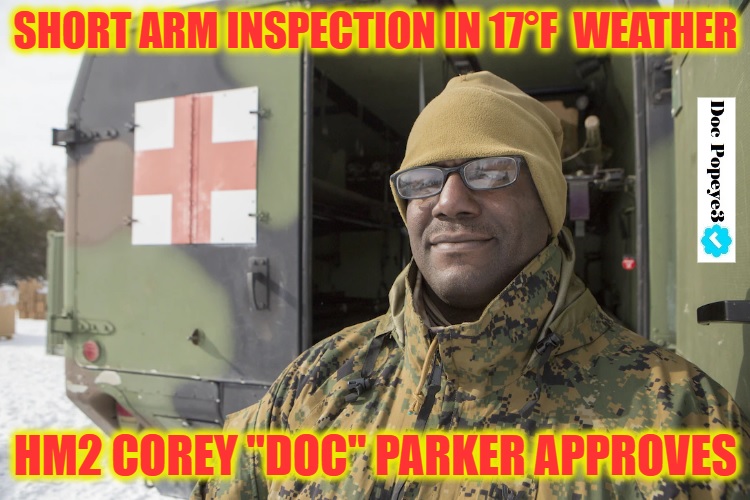 <a href="/FN_BOOT/">F'N BOOT!</a> I, for one, would let the Army do all the cold weather fighting. I did 3 weeks of cold weax training at Camp Fuji (1970)  and I remember how the cold never leaves you. Never I say. FYI: The poncho liners of my day are superior to today's model.  Semper Fi from Doc.