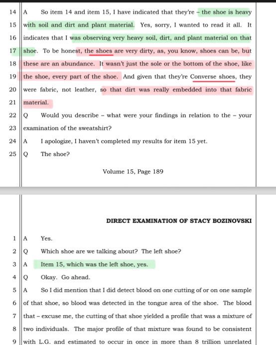 Beth02428329's tweet image. Stacy Bozinovski claims that ‘every part’ of Abby’s Converse shoes were heavily soiled….
Do we have any pics to clarify this 🤔

@alleyesondelphi @AimeeLy58101071 @IUHabeas @SleuthieGoosie @defense_diaries @CrissyRose05 
#Delphi 
#RichardAllen 
#FreeRickAllen