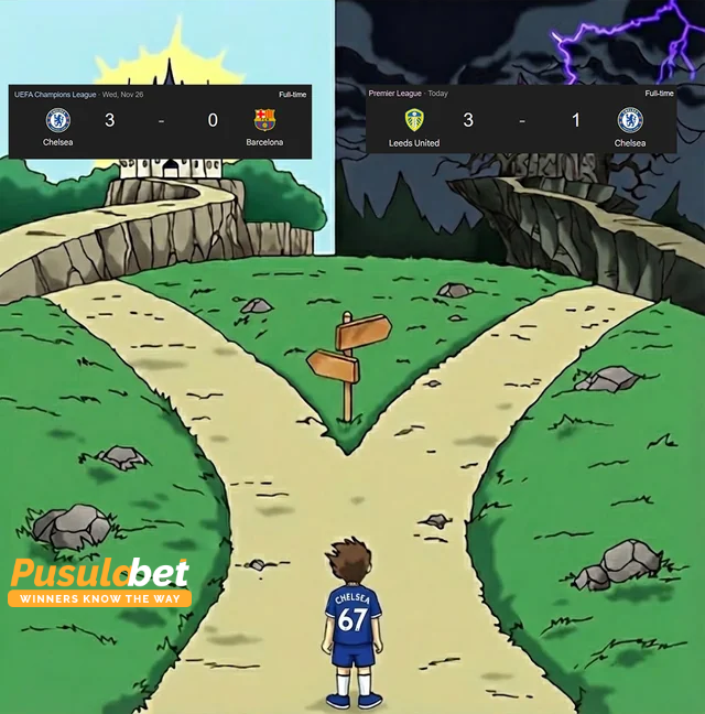 TrollFootball's tweet photo. The duality of Chelsea https://t.co/1dqVaumOLM
