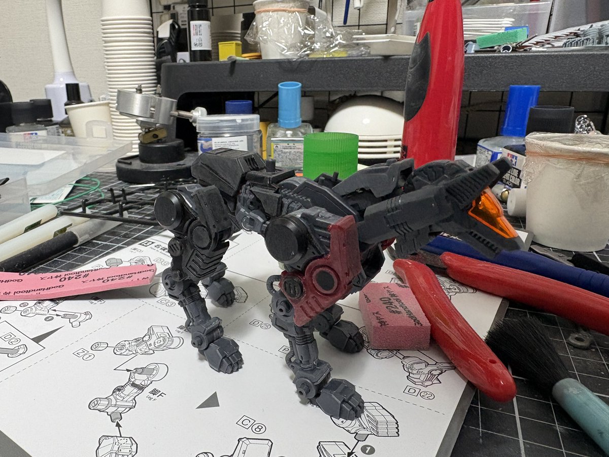 毎日模型生活2025 #zoids #ゾイド 12/4 リアライズ コマンドウルフ
