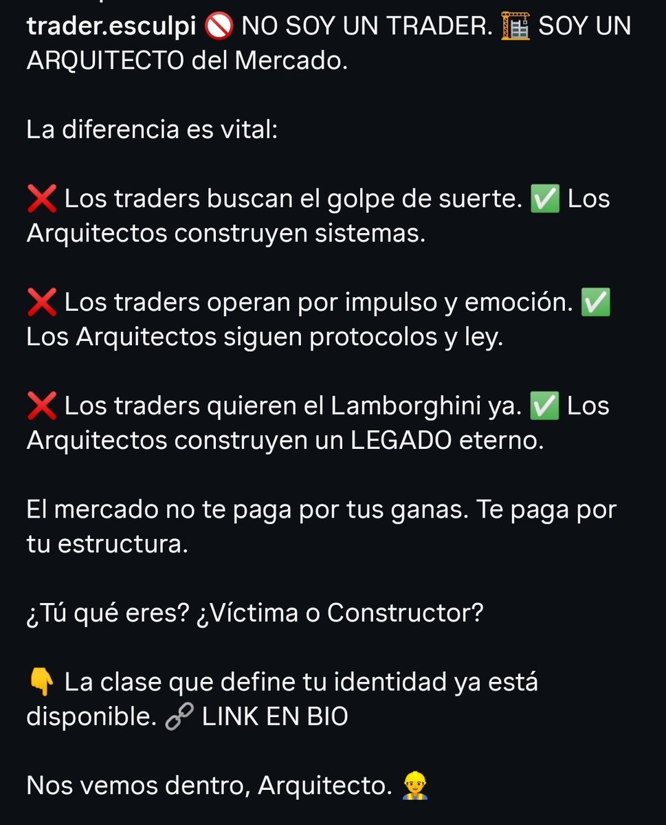 Edu4rD's tweet photo. #ArquitectoDelMercado
#DeAnimalAArquitecto
#TradingConProposito
#MayordomiaFinanciera
#PsicologiaDelTrading
#TraderCristiano
#FeYFinanzas
#GestionDeRiesgo
#TradingResponsable
#DisciplinaFinanciera
#MentalidadDeArquitecto
#NoEsSuerteEsProtocolo https://t.co/VmilZvDEpT