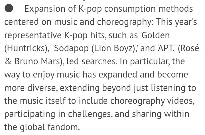 CHAESE97_'s tweet photo. Google Korea just released their “Searches of the year” list, &amp; 'APT.' by #ROSÉ showed up as one of the main K-pop hits dominating the search rankings this year. 
Honestly, it’s so iconic how the song is still one of K-pop's big reps in 2025, despite being released back in 2024 https://t.co/EjOQSOycMa