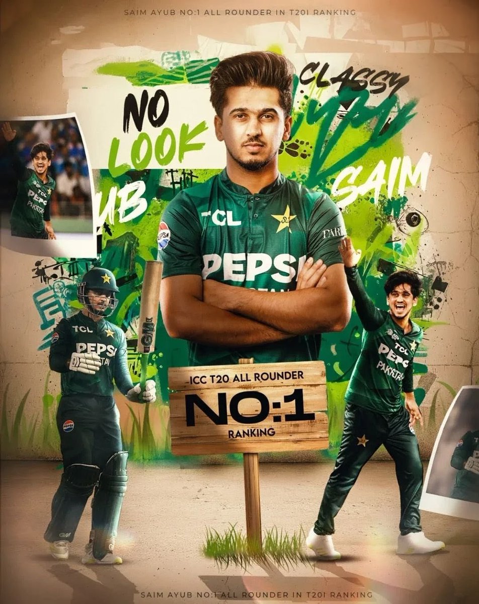 Reclaiming his throne 👑

Saim Ayub is back at the top of the ICC T20I all rounder rankings 🥇

📸: ICA

#PakistanCricket #SaimAyub #ICCRankings