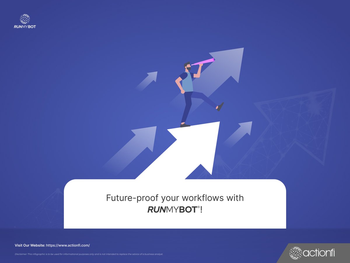 actionfi_'s tweet photo. Work smarter. Grow faster.

Keep your workflows future-ready with RUNMYBOT®! Connect systems, handle data, schedule tasks, and see insights in real time, all in one place.

#actionfi #runmybot #automation #datawrangler #unifiedapi #eventpro #automatedworkflows https://t.co/1rH70EaTF3