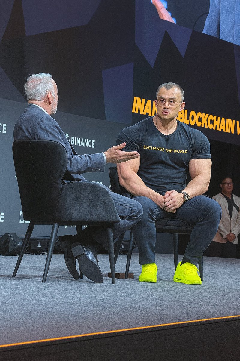 Man <a href="/cz_binance/">CZ 🔶 BNB</a> really prepped for this talk