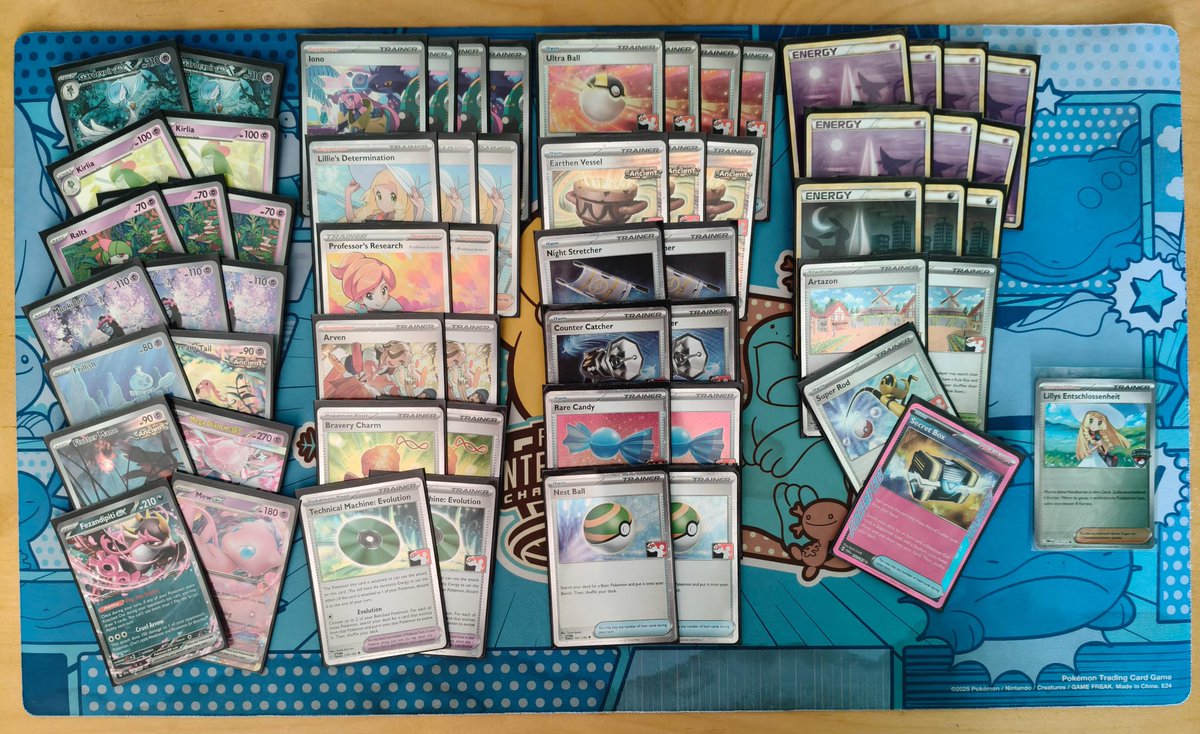200th/2200 at Stuttgart Regional Championships with Clefairyless Gardevoir. Quite happy with my play given the little time I had to prepare, and the list felt great. I hope to have more time to play Pokémon soon again, since there is still a lot to improve on. 

I'll be back!