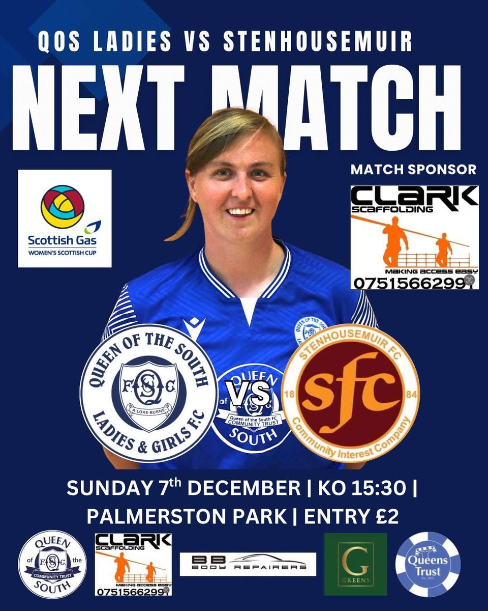 We have 2 big games at Palmerston this weekend for both the men and ladies teams and also on is the fantastic QOS Christmas market! Don’t miss out - get along and support local…