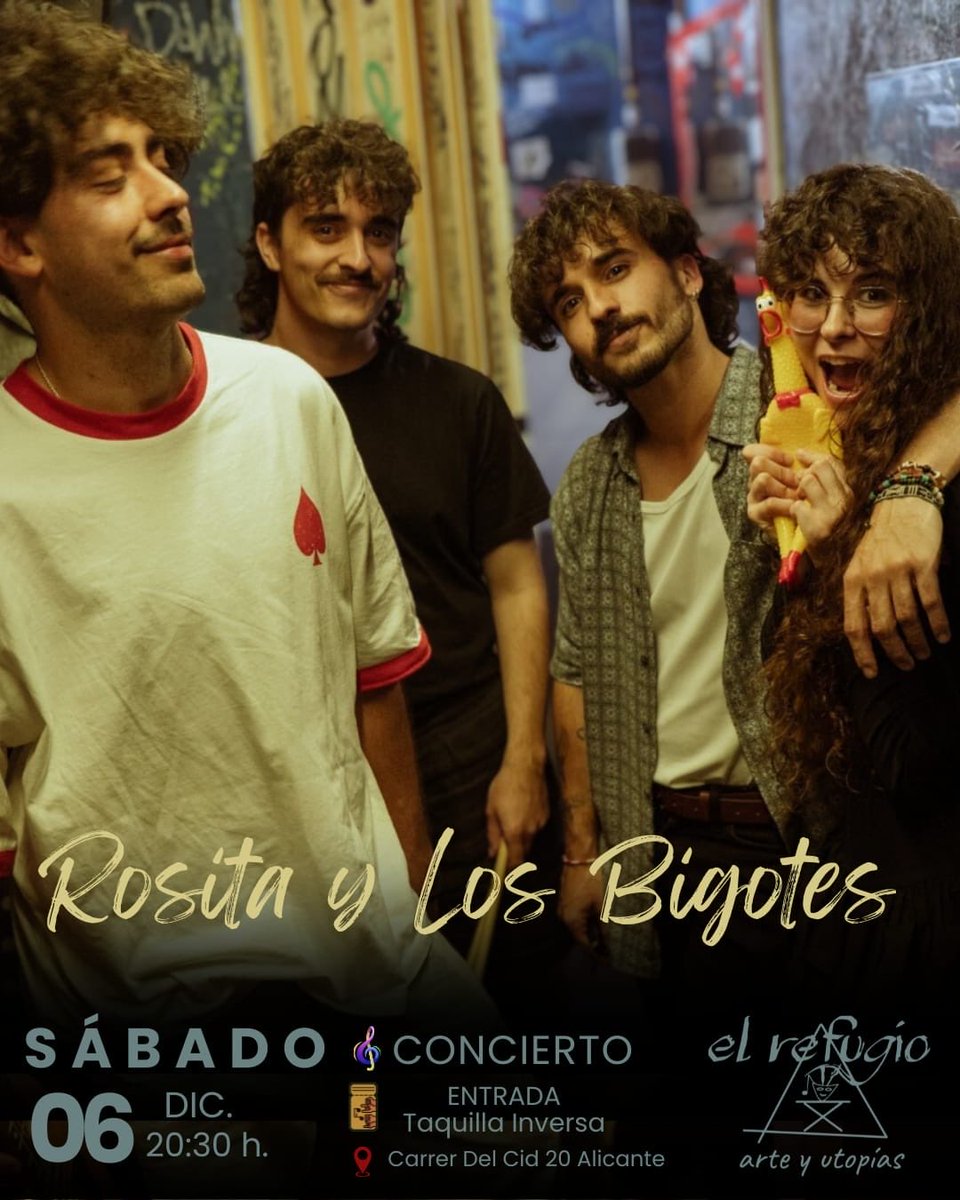 MarioPanGar's tweet image. 🥸🎸
📍 Alicante
📅 6/12 20:30h