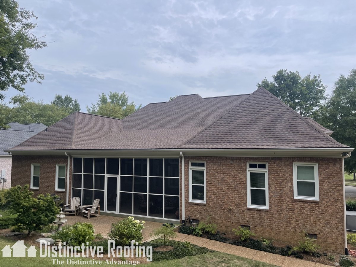 GAF HDZ Barkwood in Franklin, TN.  We are your #1 Roofing Choice in Middle TN.  Schedule your appointment today by calling us at 615-975-ROOF (7663) or visit us online at distinctiveroofingtn.com

#DistinctiveRoofingTN